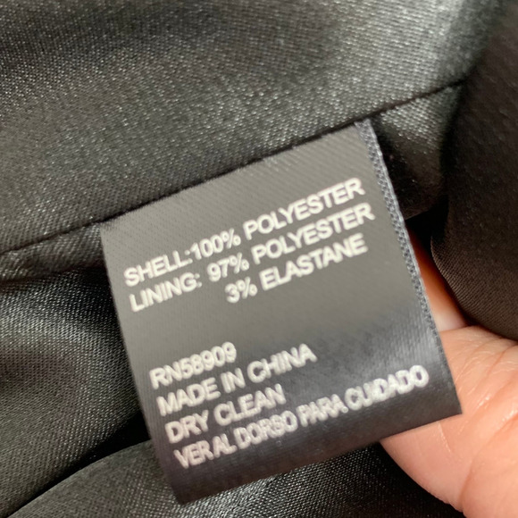 Preston & York NWT Lacey Sparkle Black Gold Long Sleeve Blazer, 8 - Picture 8 of 9